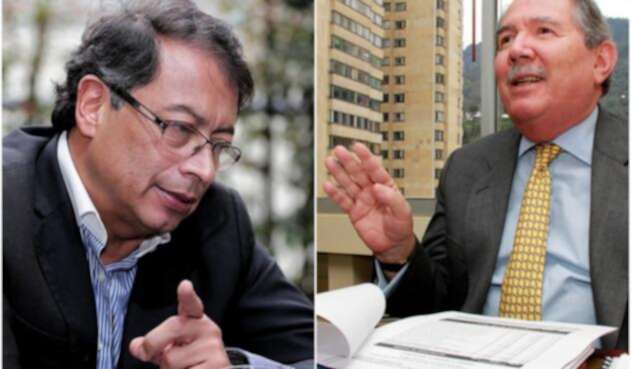 Gustavo Petro, ex candidato presidencial y Guillermo Botero, presidente de Fenalco Gustavo Petro, ex candidato presidencial y Guillermo Botero, presidente de Fenalco