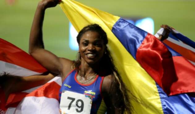 Caterine Ibargüen impuso nuevo récord centroamericano en salto de longitud