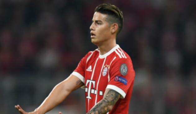 James Rodríguez, jugador del Bayern