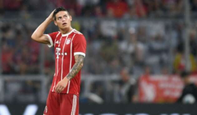 James Rodríguez, jugador colombiano del Bayern Múnich