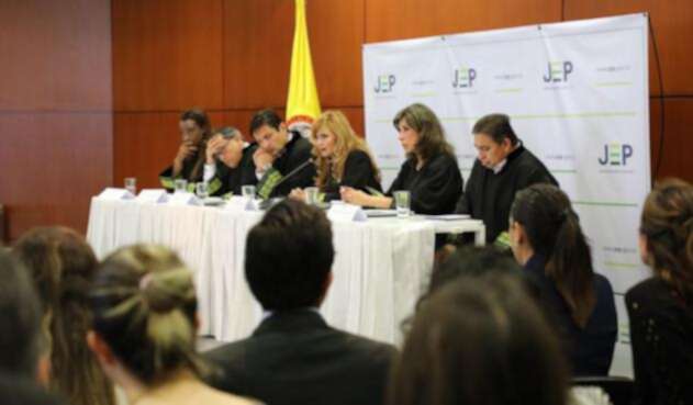 Audiencia en la JEP Audiencia en la JEP