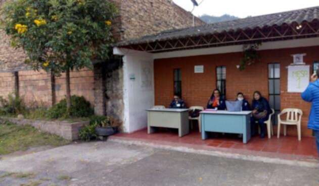 La jornada de revocatoria en Tasco La jornada de revocatoria en Tasco