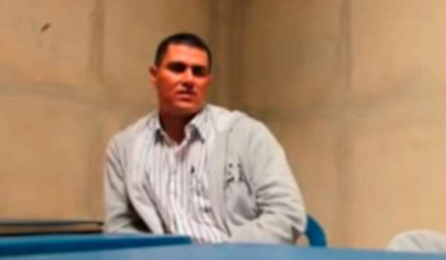 Juan Guillermo Monsalve, el 16 de septiembre de 2011 en la cárcel de Cómbita, en Boyacá