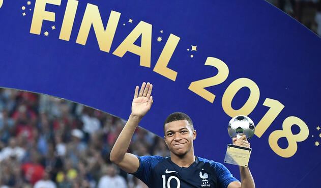 Kylian Mbappé, elegido el mejor jugador joven del Mundial Rusia 2018 Kylian Mbappé, elegido el mejor jugador joven del Mundial Rusia 2018