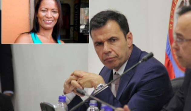 Líder Ana María Cortés y el ministro Guillermo Rivera