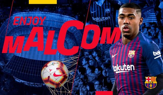 Malcom, presentado como nuevo jugador del FC Barcelona Malcom, presentado como nuevo jugador del FC Barcelona
