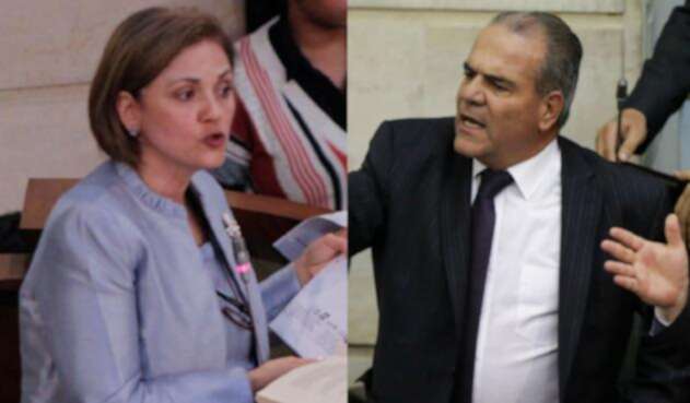 María del Rosario Guerra y Carlos Felipe Mejía, permanentes críticos del Acuerdo de Paz