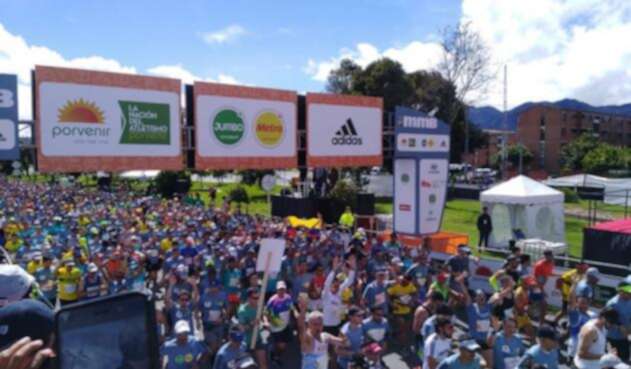 Basura en la Media Maratón de Bogotá
