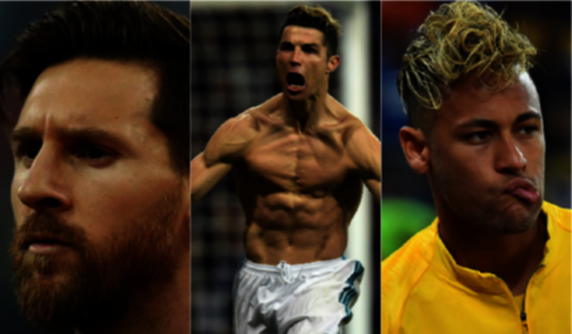 Messi, Cristiano y Neymar