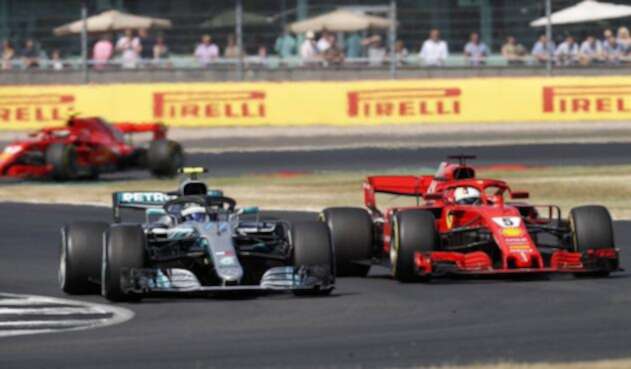 Mercedes Hamilton Ferrari Vettel