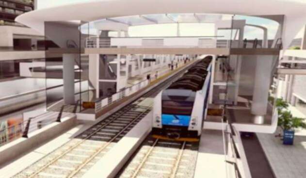 Render del Metro de Bogotá