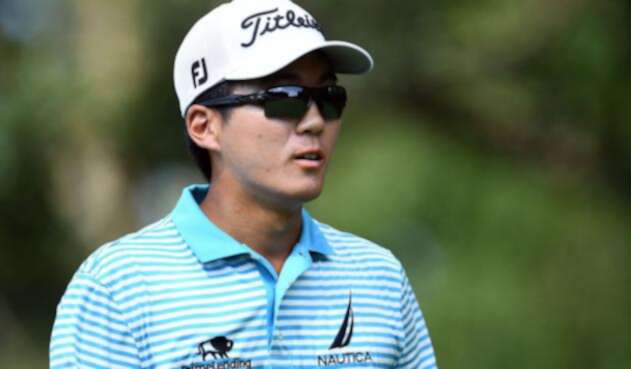 Michael Kim, golfista surcoreano, en Silvis (Illinois), en Estados Unidos