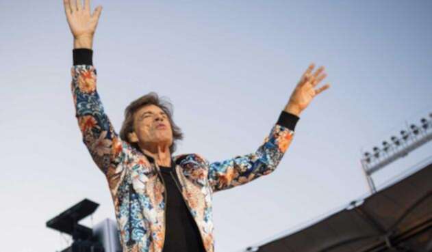 Mick Jagger en un concierto de The Rolling Stones en el Mercedes Benz-Arena