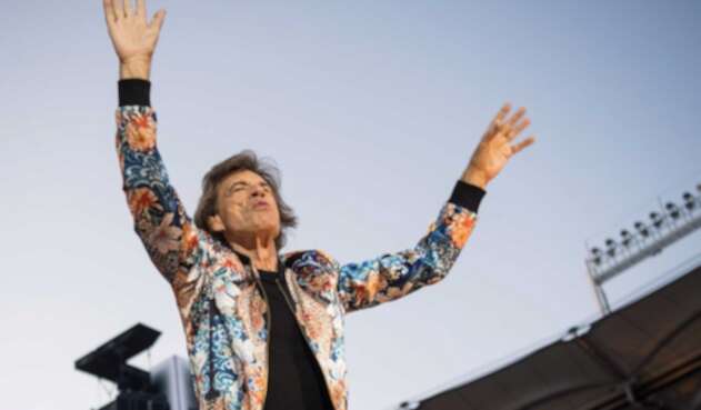 Mick Jagger en un concierto de The Rolling Stones en el Mercedes Benz-Arena