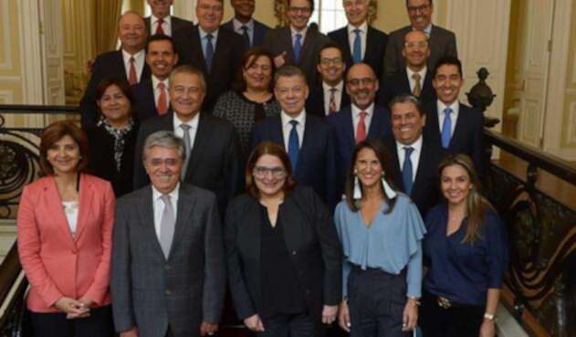 Juan Manuel Santos le entrega el poder a Iván Duque este 7 de Agosto Ministros