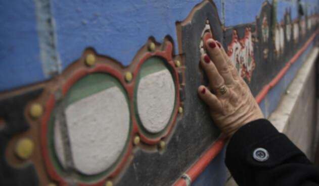El circuito de murales callejeros para ciegos está en Chile