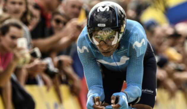 Nairo Quintana, ciclista del Movistar