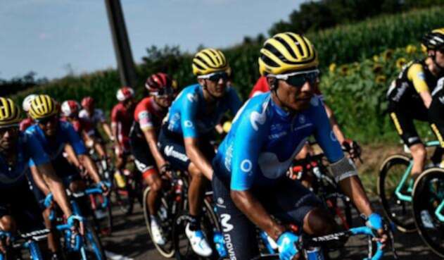 Nairo Quintana durante la etapa 18 del Tour de Francia