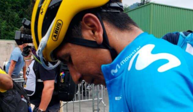 Nairo Quintana, ciclista colombiano al servicio de Movistar Team Nairo Quintana, ciclista colombiano al servicio de Movistar Team