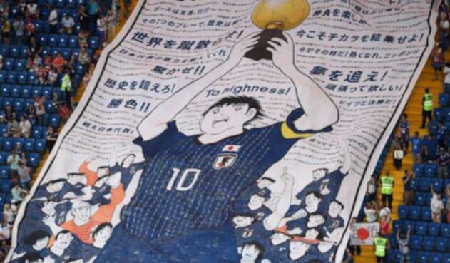 Oliver Atom, de Súper Campeones, evocado en el Japón vs Bélgica