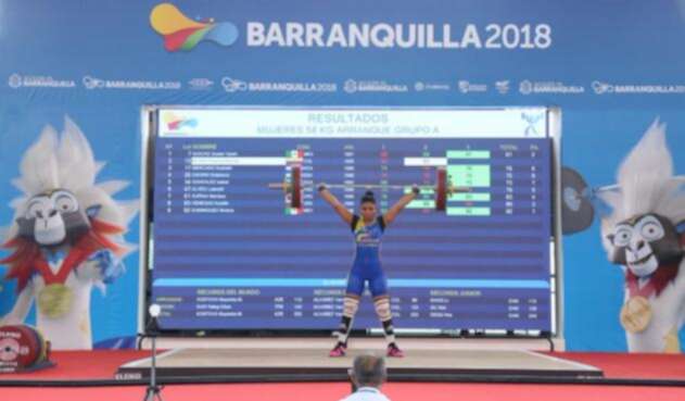 Karool Blanco ganó oro en Levantamiento de Pesas