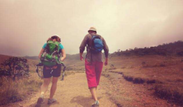 Pareja de turistas