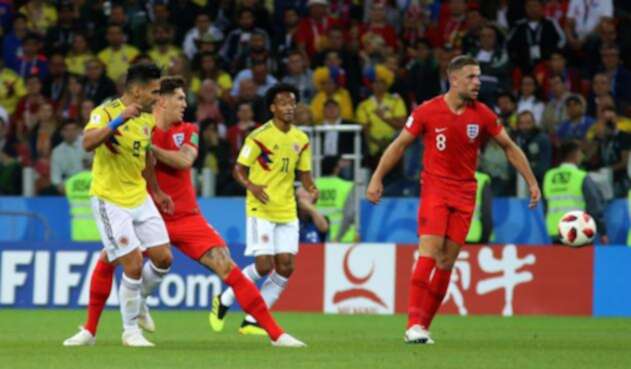 Partido Colombia vs Inglaterra en el Mundial