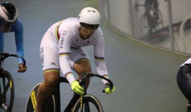 Fabián Puerta ganó oro en el Keirin