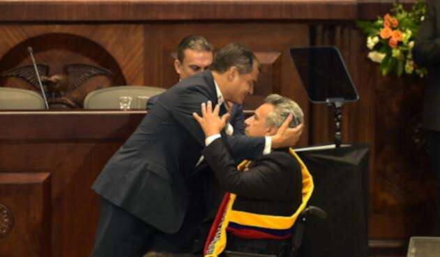 Lenín Moreno remplazó a Rafael Correa en la Presidencia de Ecuador Lenín Moreno remplazó a Rafael Correa en la Presidencia de Ecuador