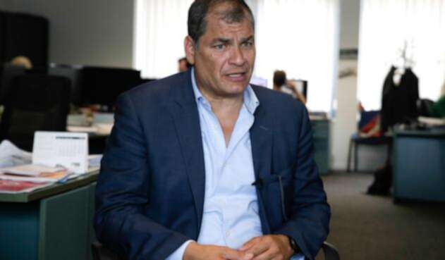 Rafael Correa, expresidente de Ecuador, en Bélgica, donde reside