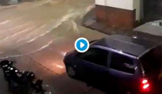 El momento de la emergencia en San Gil