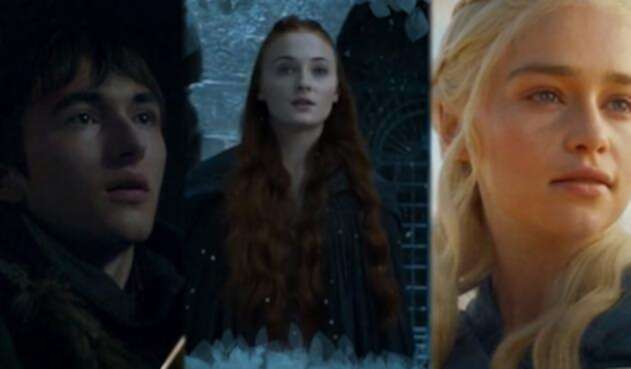 Sansa Stark, Daenerys y Bran Stark, personajes de Game of Thrones Sansa Stark, Daenerys y Bran Stark, personajes de Game of Thrones