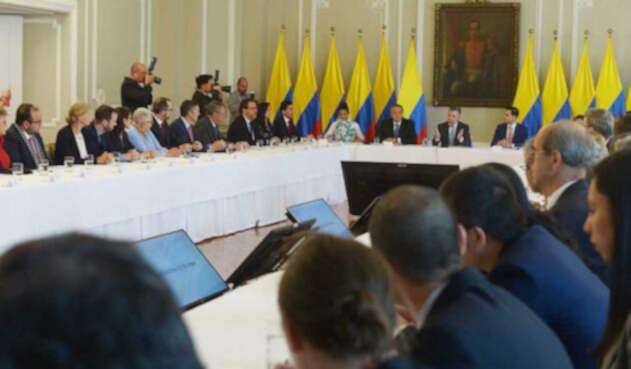 El presidente Santos hizo un balance de la implementación de los acuerdos con las Farc El presidente Santos hizo un balance de la implementación de los acuerdos con las Farc