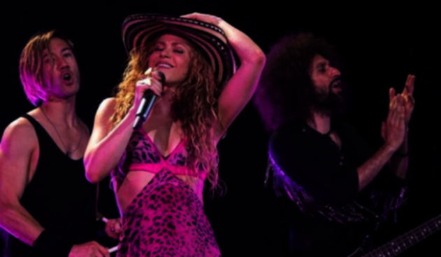 Shakira en sus conciertos de Europa
