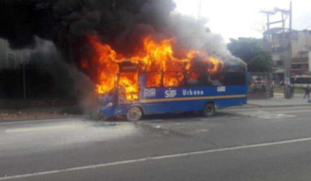 SITP se incendia en Kennedy