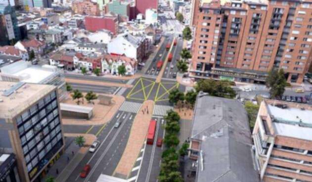 Así luciría Transmilenio por la Séptima
