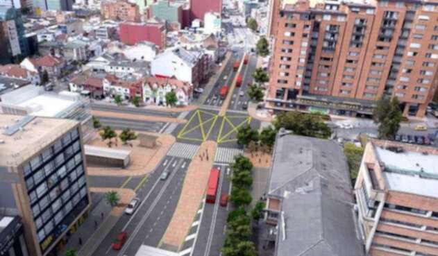 Así luciría Transmilenio por la Séptima