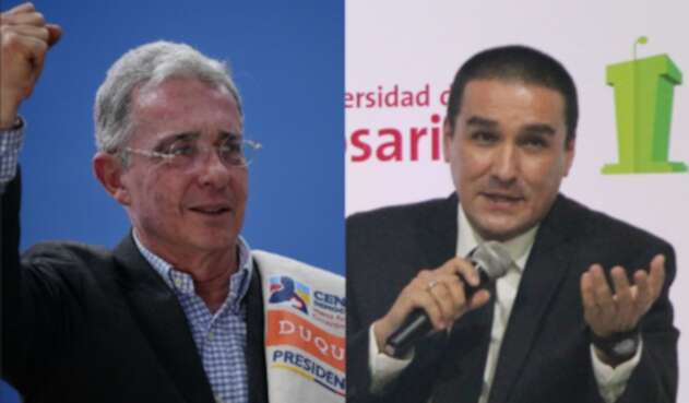 El senador Álvaro Uribe y el caricaturista Matador, duramente enfrentados