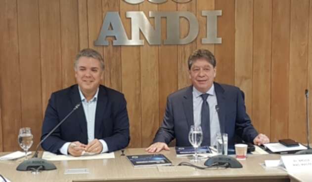 Reunión entre Iván Duque y Bruce Mac Master de la Andi