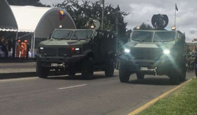 Parque automotor de las fuerzas militares de Colombia