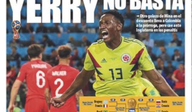 Yerry Mina, de nuevo en las portadas de la prensa de Barcelona Yerry Mina, de nuevo en las portadas de la prensa de Barcelona