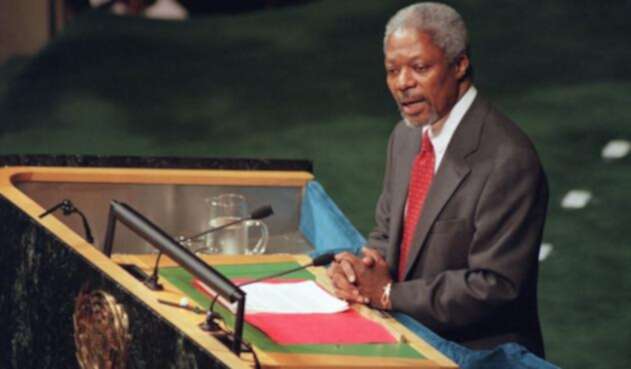 Kofi Annan falleció este sábado a los 80 años,