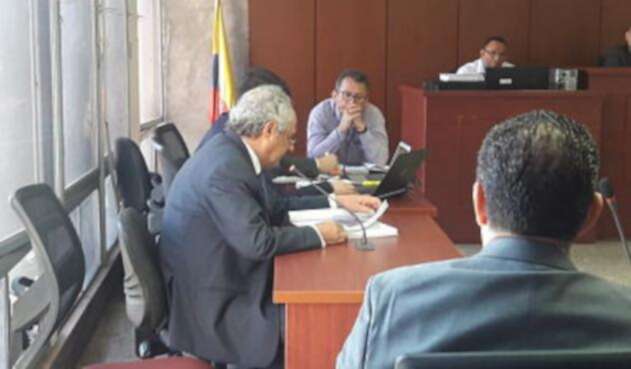 Empresario antioqueño, Manuel Santiago Mejía Correa, en el juicio de Santiago Uribe.