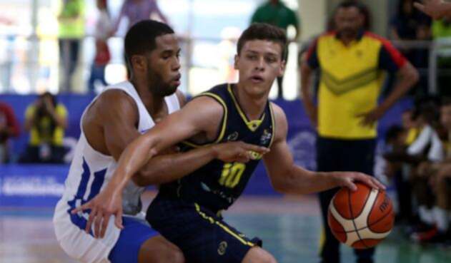 Colombia Vs Puerto Rico en la final de baloncesto en los Juegos Centroamericanos y del Caribe Barranquilla 2018