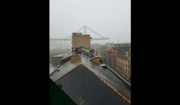 Derrumbe de puente en Italia