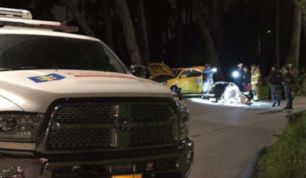 Taxista quemado