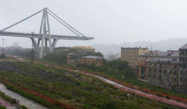 Derrumbe de puente en Italia