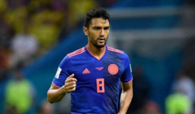 Abel Aguilar en el partido de la Selección Colombia ante Polonia durante el Mundial de Rusia 2018