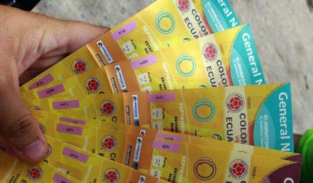 Boletas partidos eliminatorias