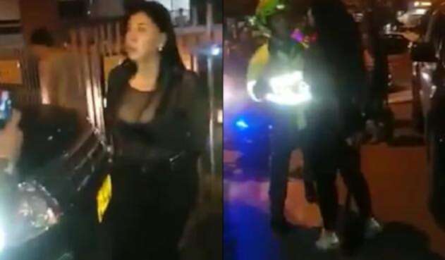 Mujer agrede a policías